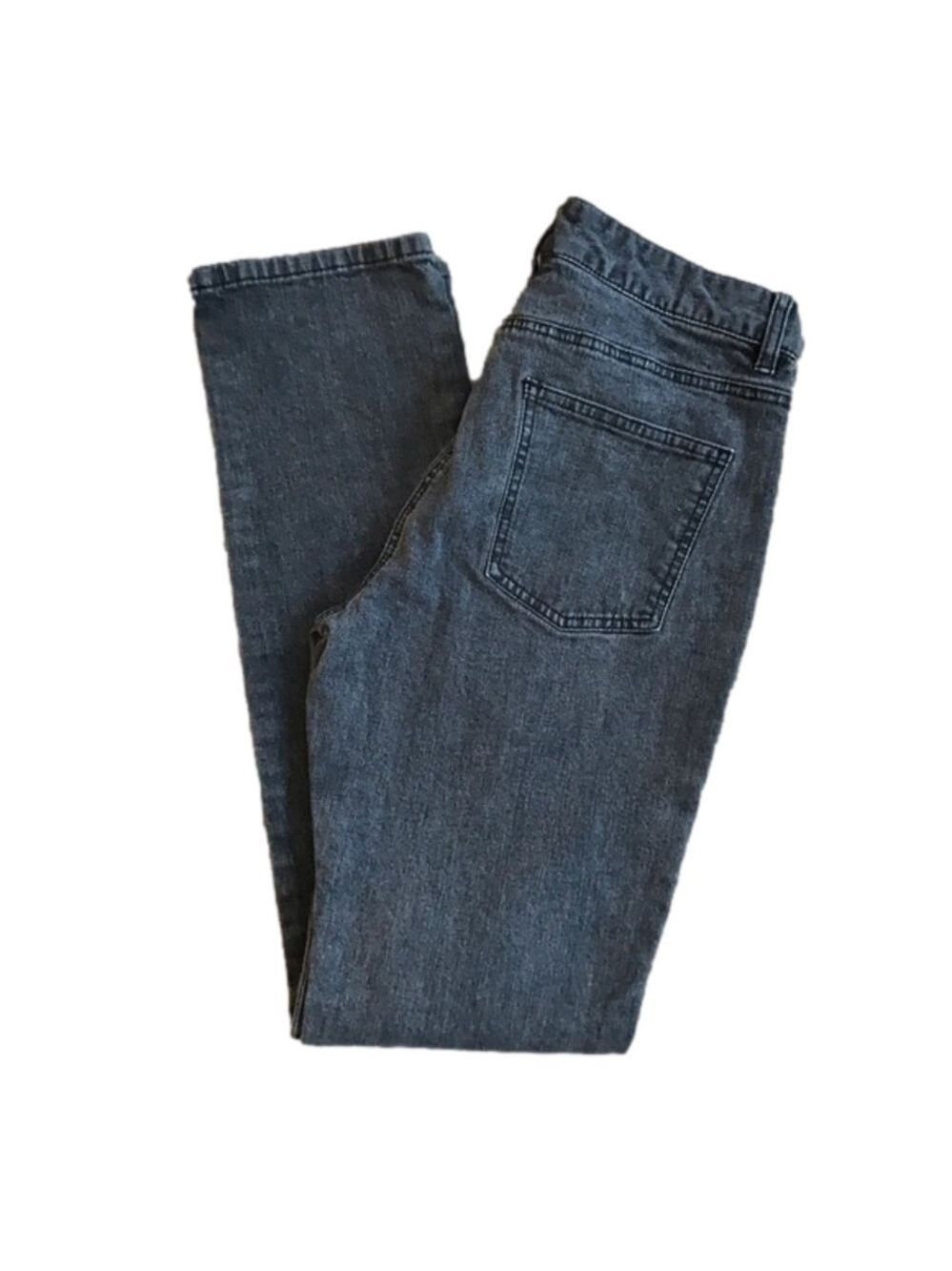 Anthropologie Tapemeasure charcoal grey straight leg stretch jeans size 10